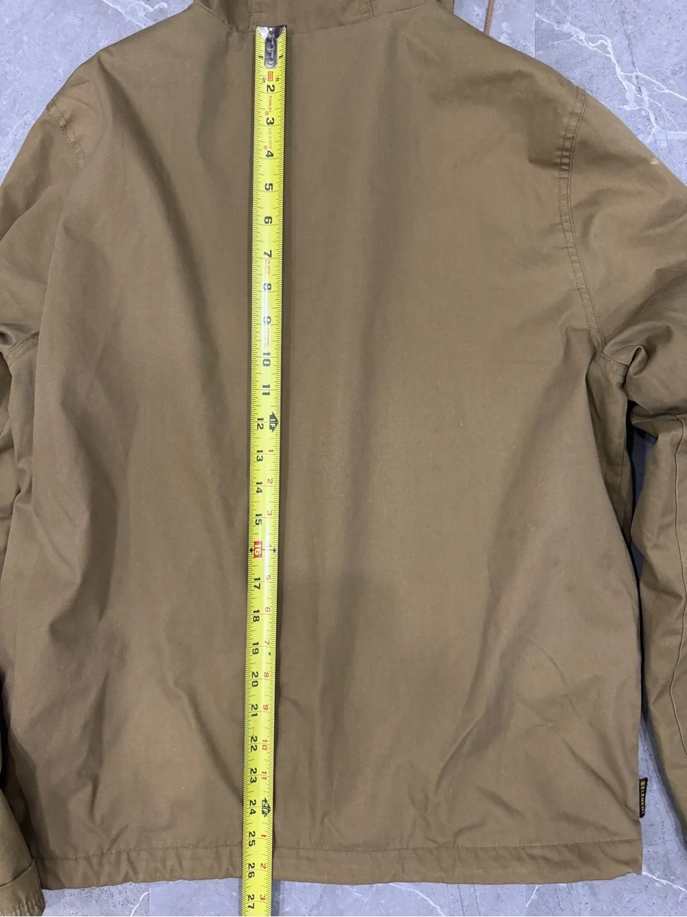 Y2K VTG Element Hoodie Canvas Jacket Grunge Skater Tan Skateboard - Size Medium